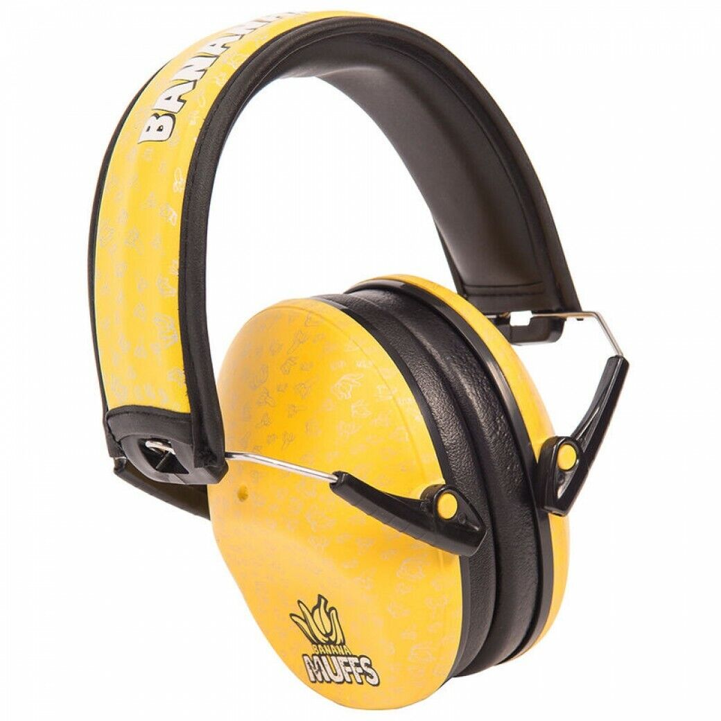 Thunderplugs Banana Muffs Headphones 25db Sound Reduction. Ideal for kids