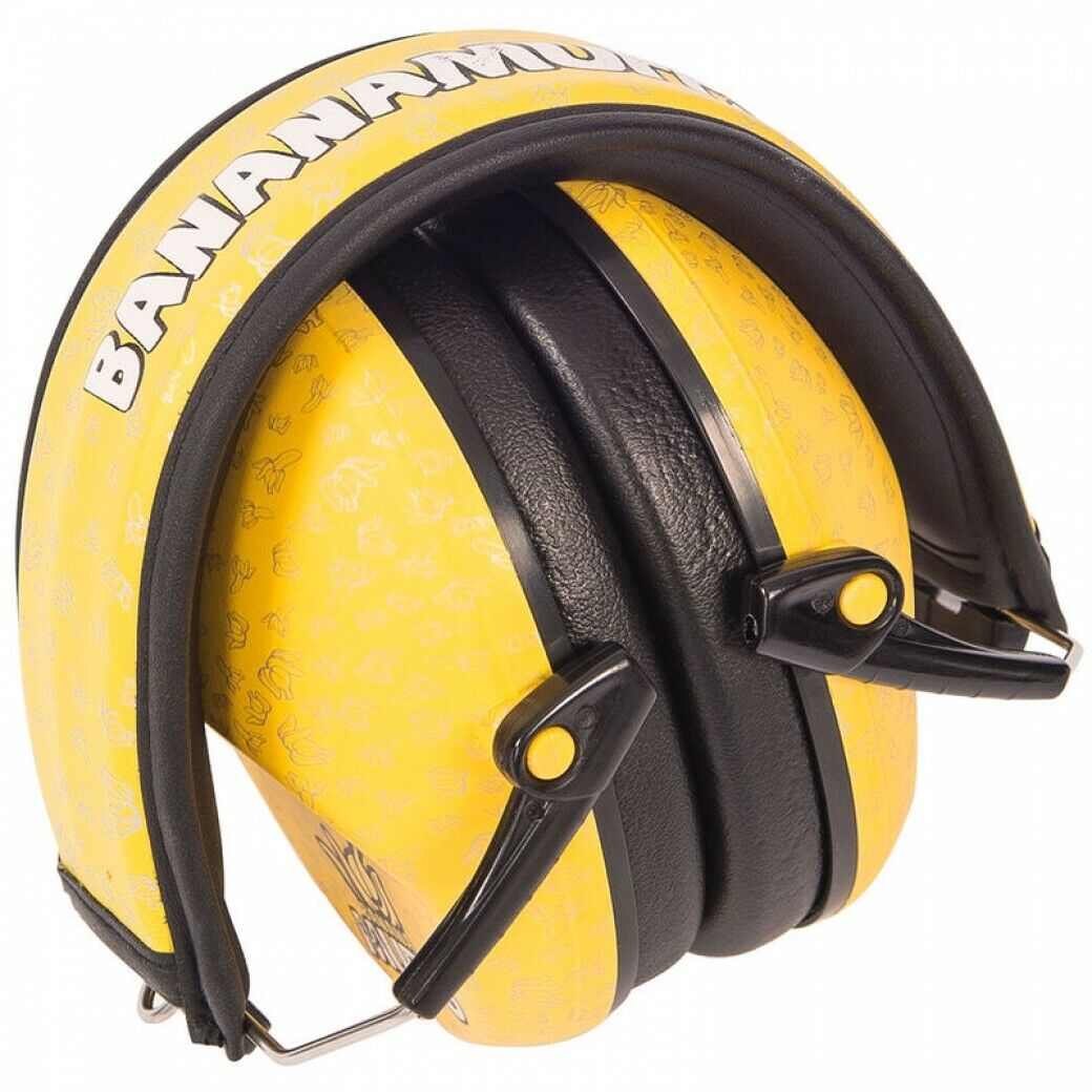 Thunderplugs Banana Muffs Headphones 25db Sound Reduction. Ideal for kids
