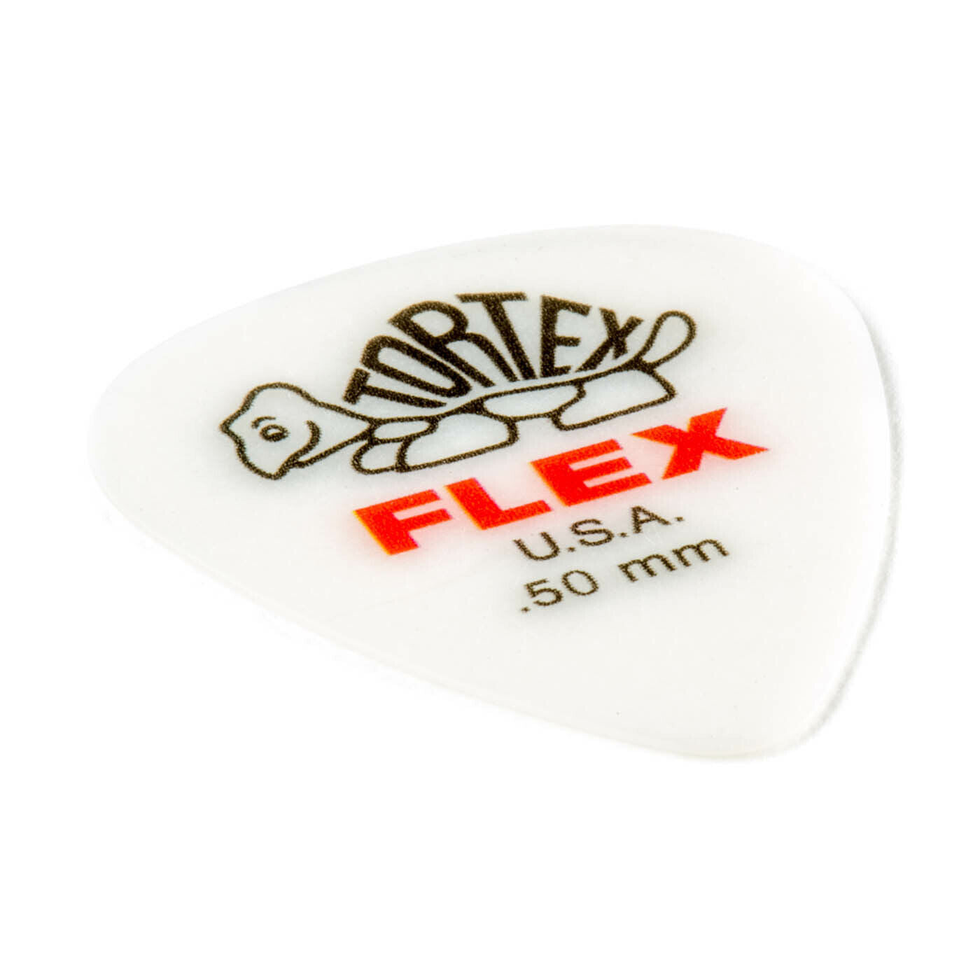 Jim Dunlop Tortex Flex Standard Grip 0.50mm Plectrums - (Bag of 12 Picks)