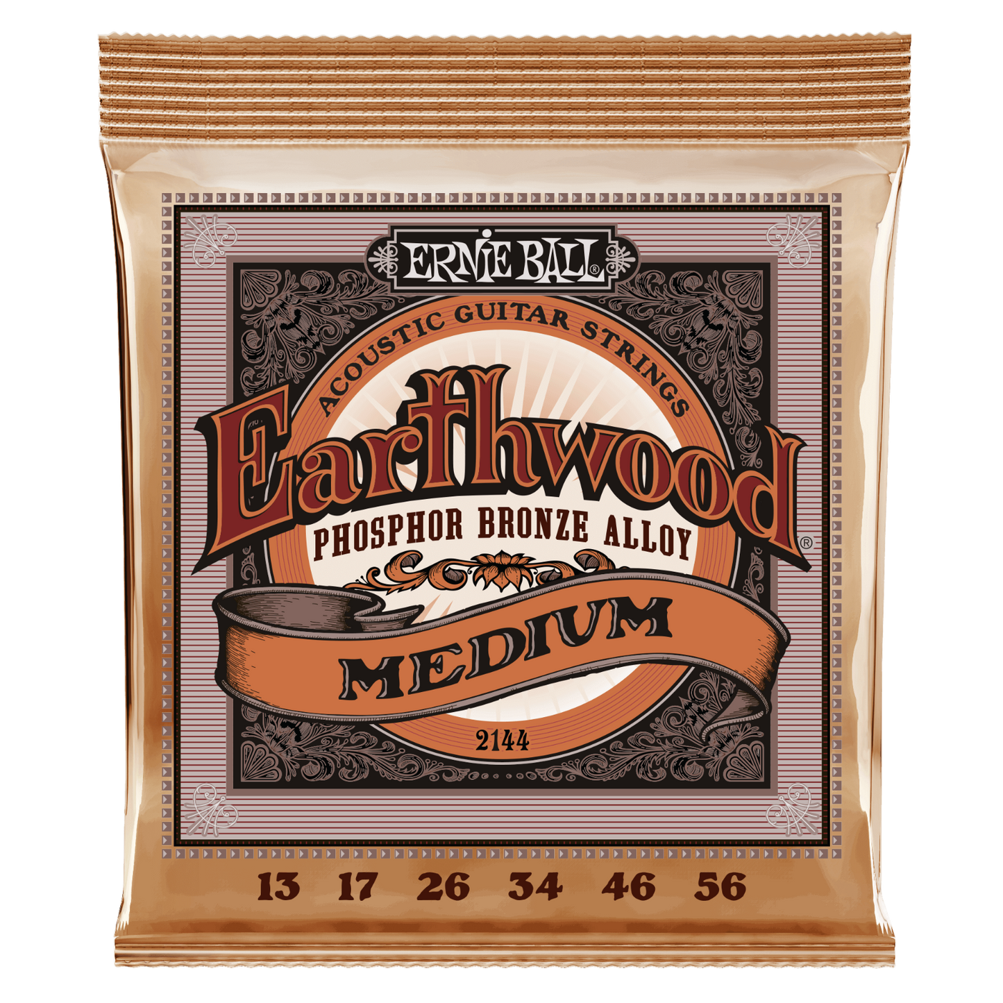 Ernie Ball PHOSPHOR Bronze Medium Light 13-56 Acoustic Guitar Strings 2144