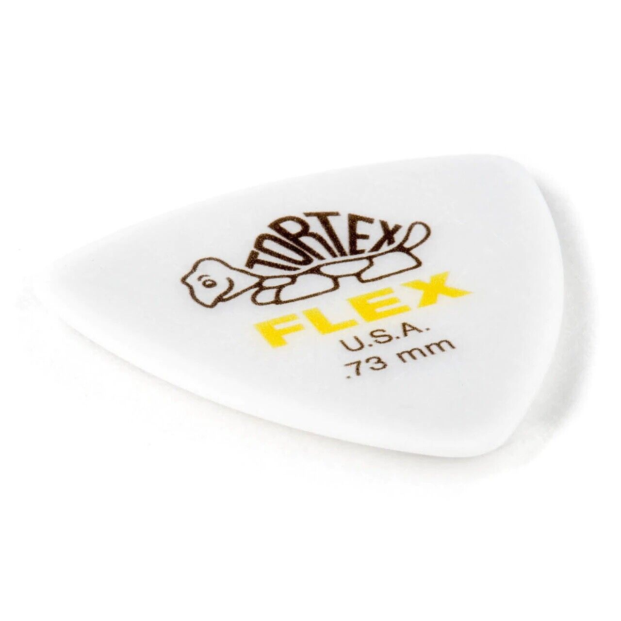 Jim Dunlop Tortex Flex Triangle .73mm Plectrums - 456P073 - (Bag of 6 Picks)