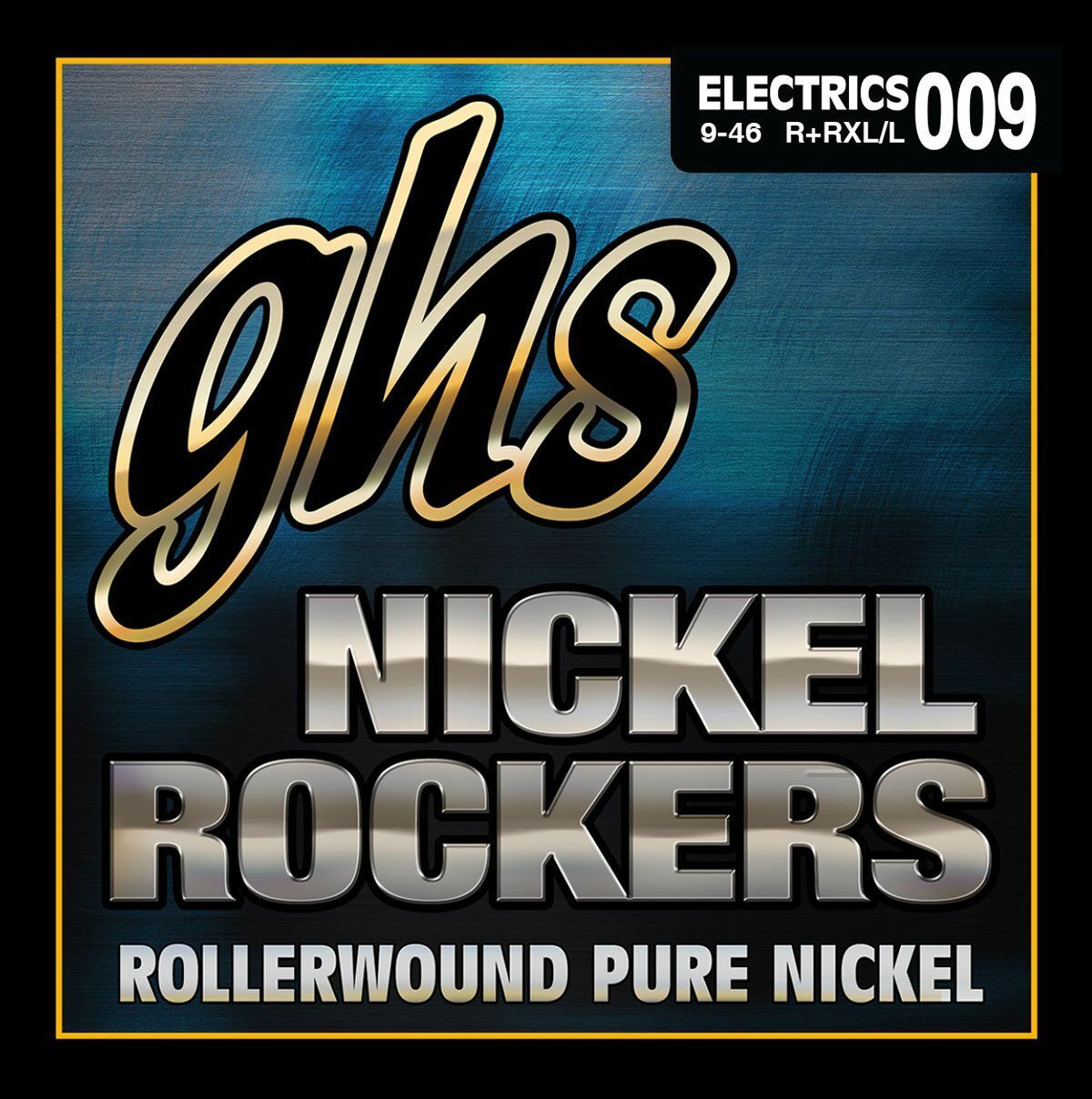 Ghs Nickel Rockers 09-46 Ex-LTLT Pure Nickel Wound Electric Guitar Strings RRXLL