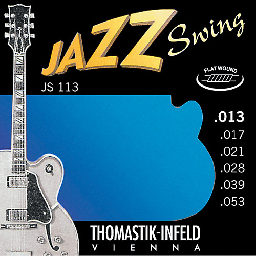 Thomastik-Infeld Jazz Swing 13-53 Flatwound Electric Guitar Strings JS113