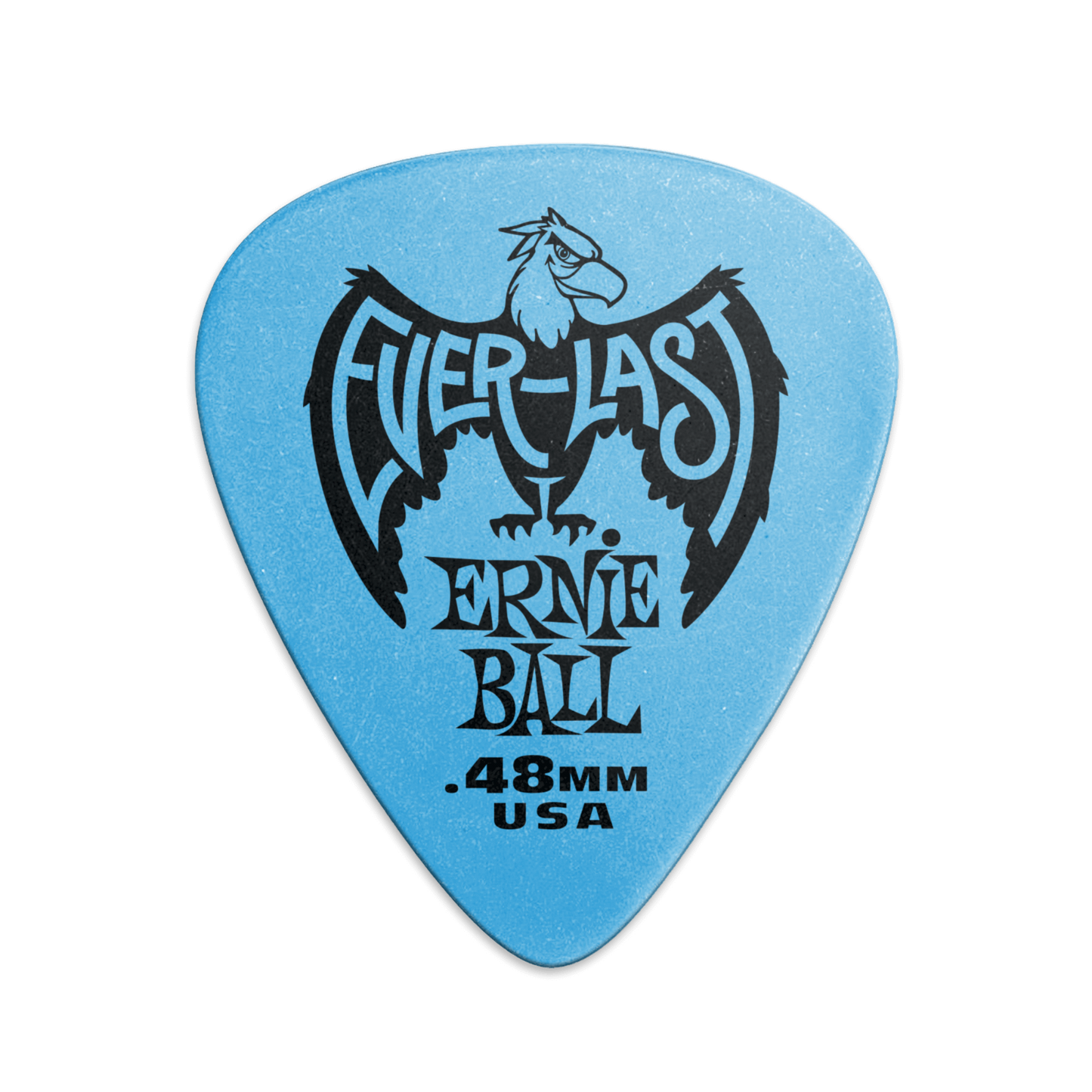 Ernie Ball Everlast 0.48mm Blue Plectrums 9181 - (Bag of 12 Picks)