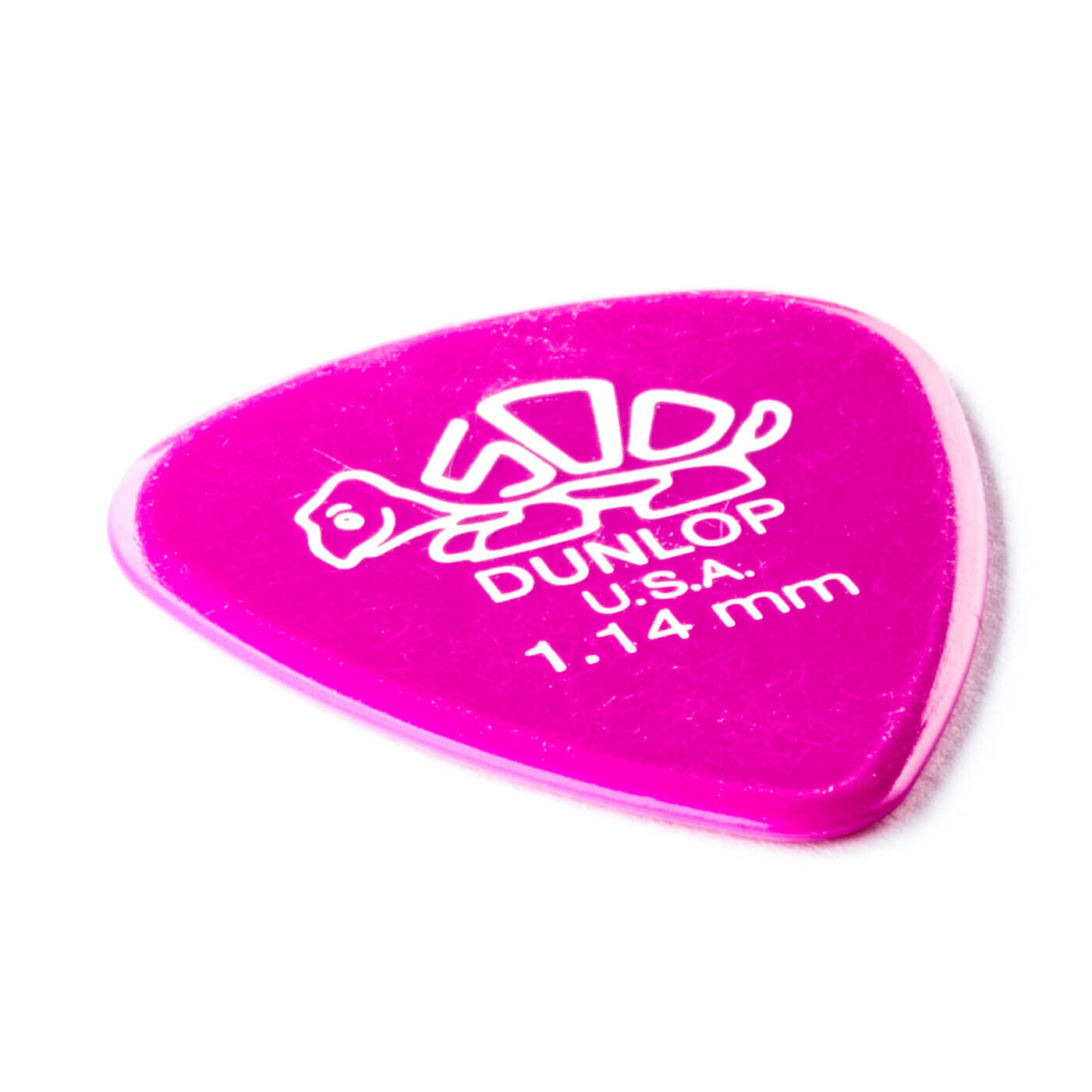 Jim Dunlop Delrin 500 Standard 1.14mm Plectrums 41P114 - (12 Picks)