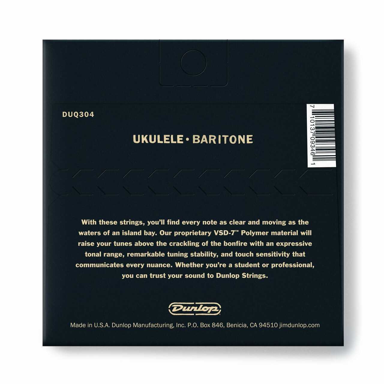 Dunlop Polymer Ukulele Strings Student Soprano Pro Concert Tenor Baritone