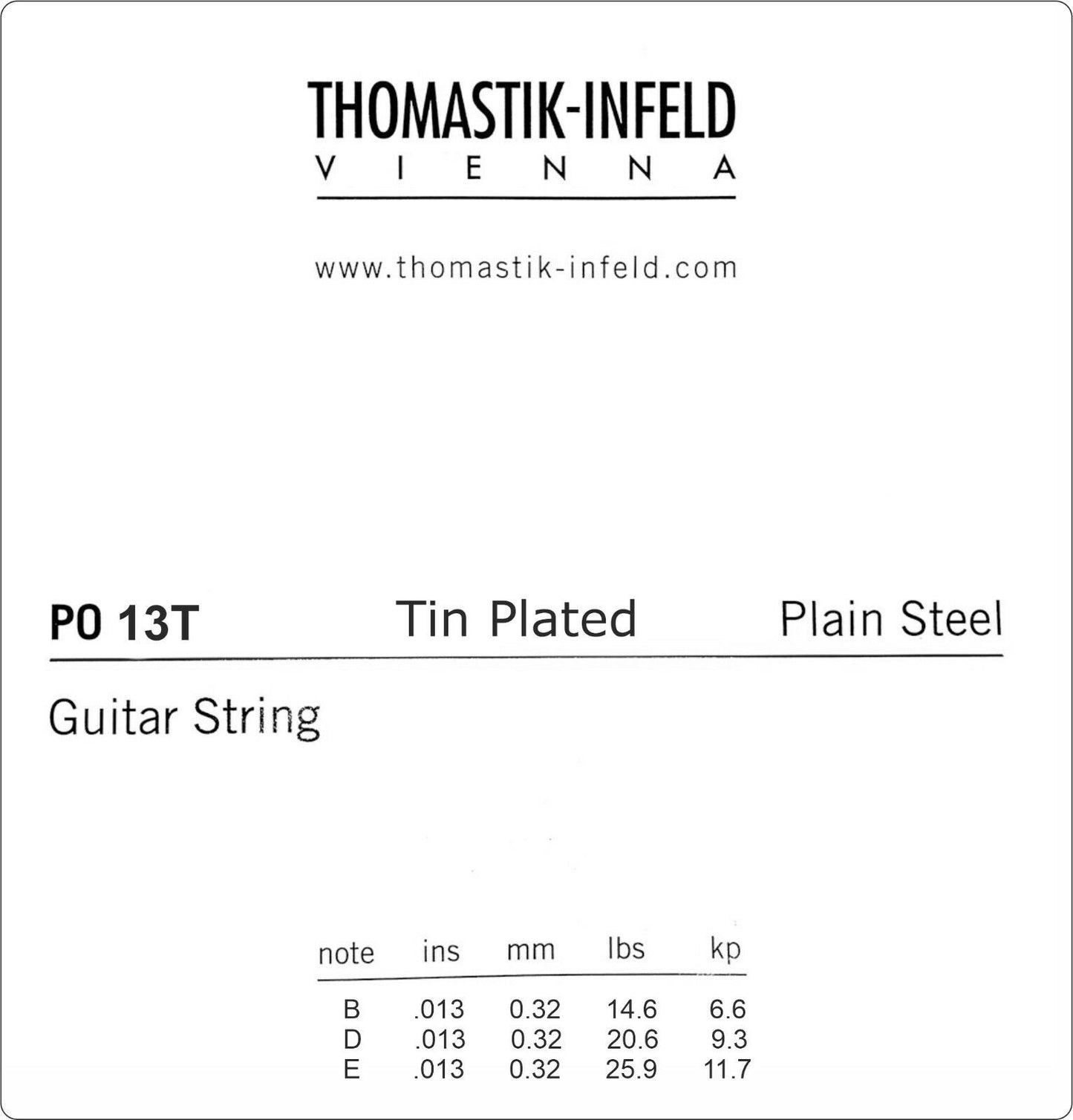 Thomastik Swing Jazz Single Plain and Flatwound Electric Guitar Strings