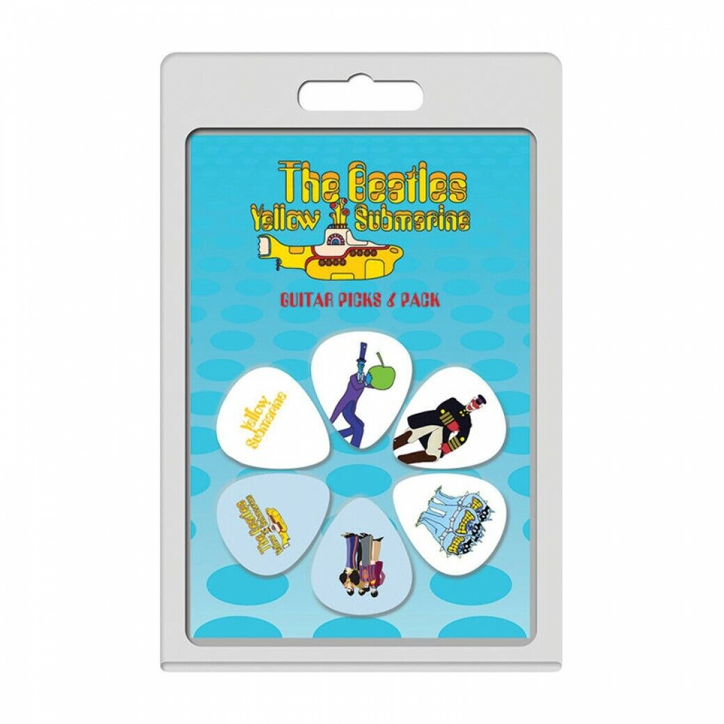 Perri's 6 Pack The Beatles Yellow Submarine Official Licensing Pack Guitar Picks