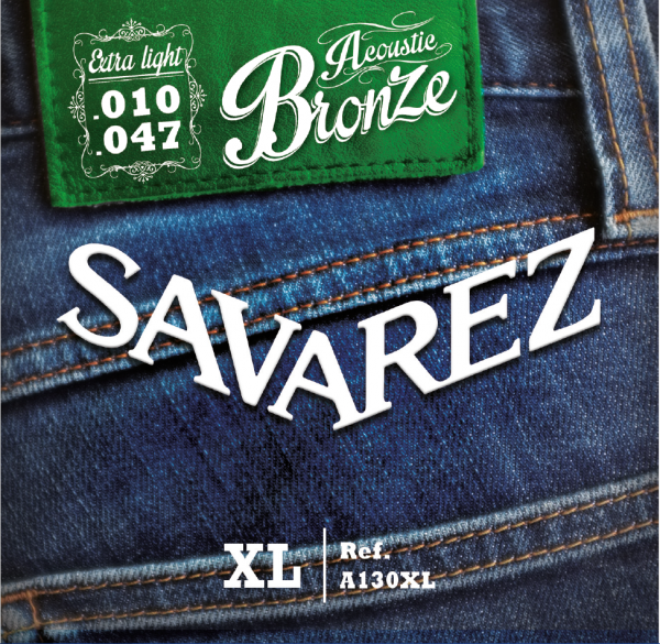 Savarez Extra Light 10-47 80/20 Bronze Acoustic Guitar Strings A130XL