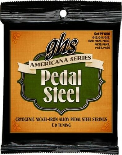 Ghs Pedal Steel Americana Series C6 Tuning Nickel-Iron Alloy Strings PF650