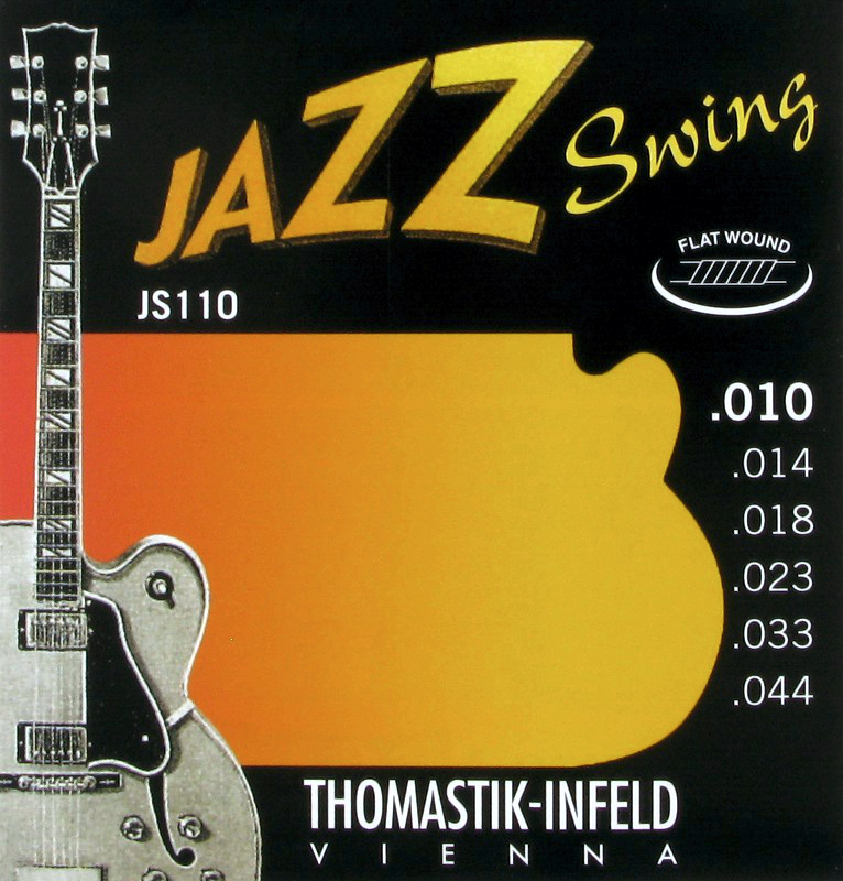 Thomastik-Infeld Jazz Swing 10-44 Flatwound Electric Guitar Strings JS110