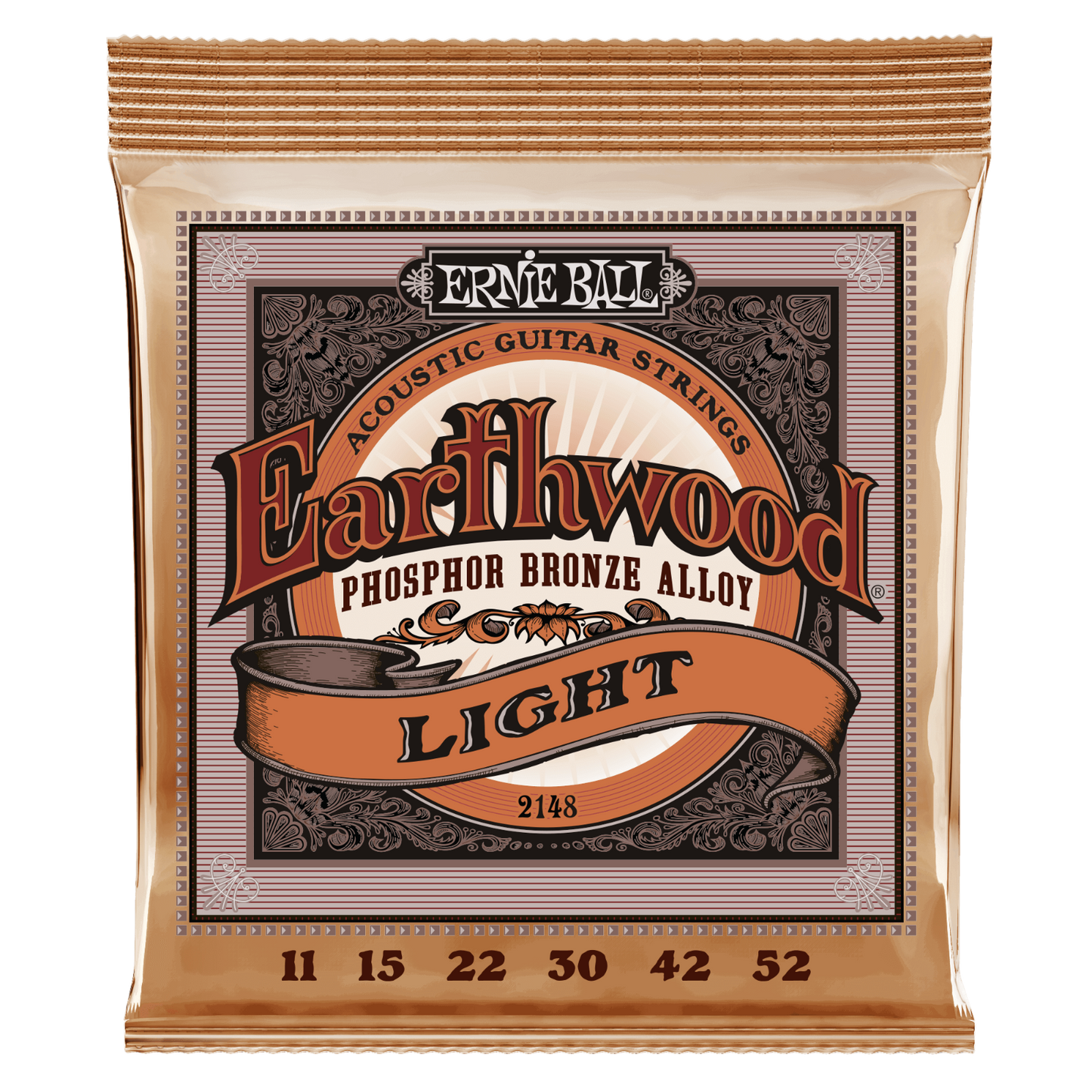 Ernie Ball PHOSPHOR Bronze Light 11-52 Acoustic Guitar Strings 2148