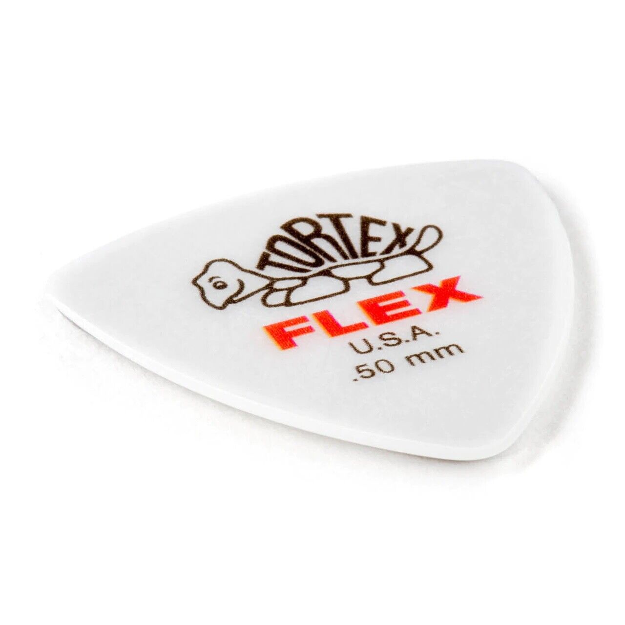 Jim Dunlop Tortex Flex Triangle 0.50mm Plectrums - 456P050 - (Bag of 6 Picks)