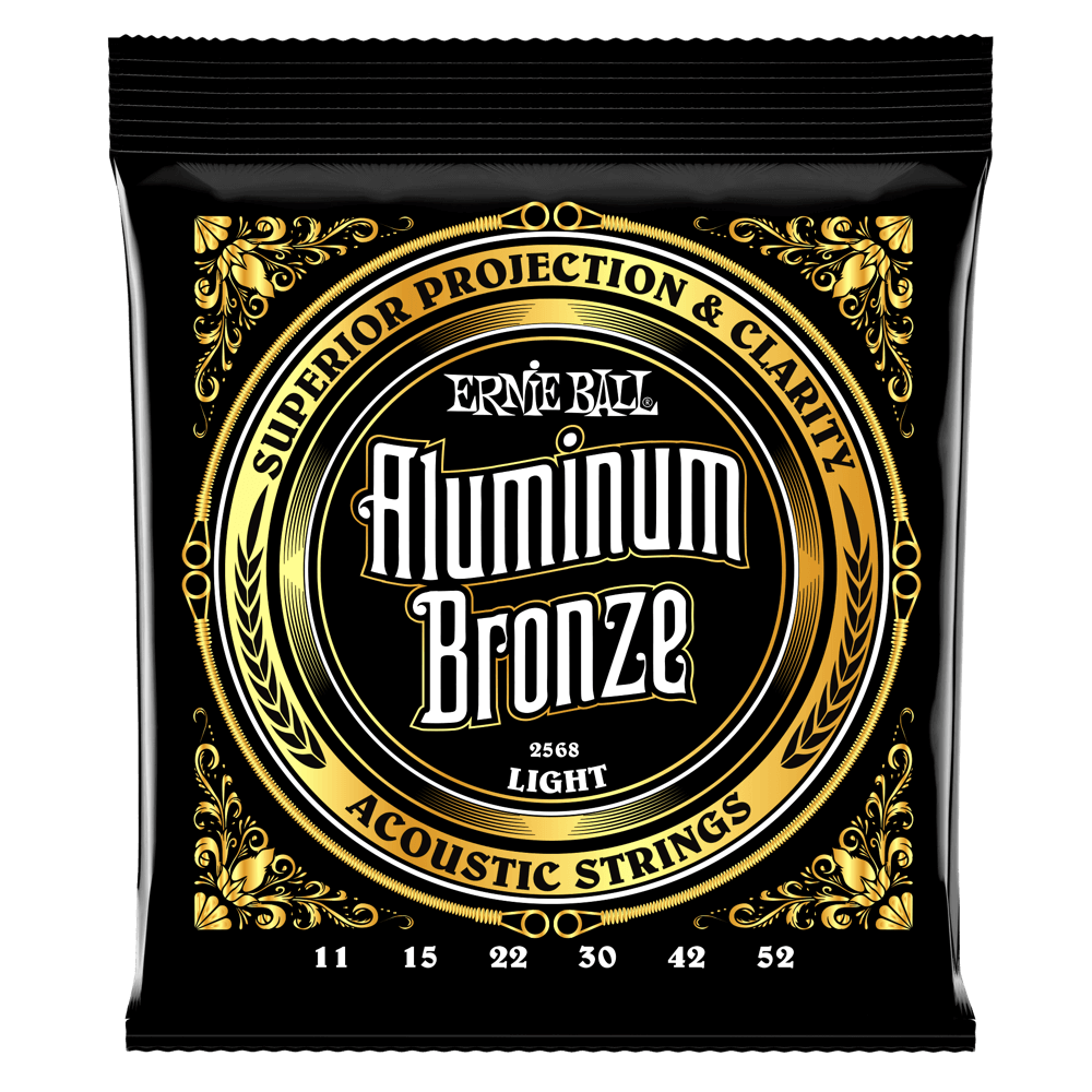 Ernie Ball Aluminum Bronze 6 String Acoustic Guitar Strings