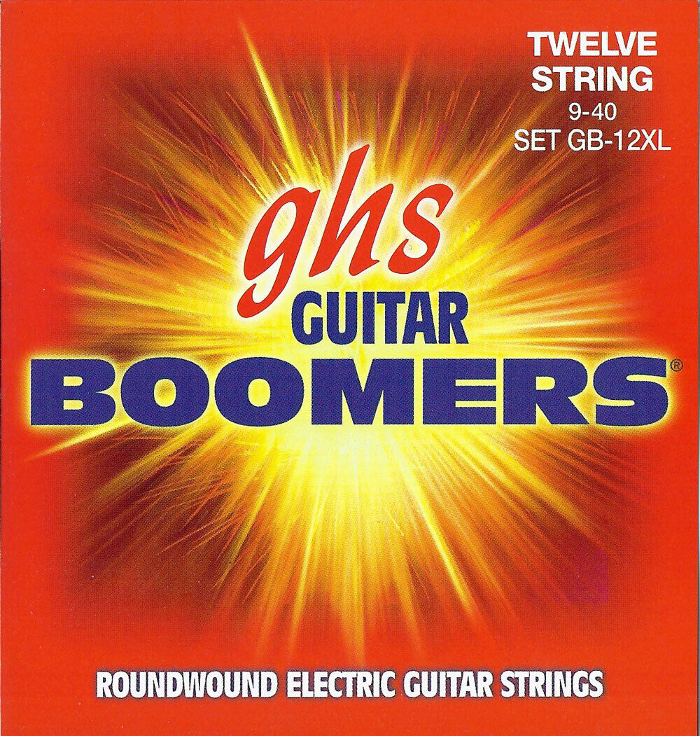 Ghs 12 String Boomers 09-40 Extra Light Nickel Wound Electric Guitar Strings