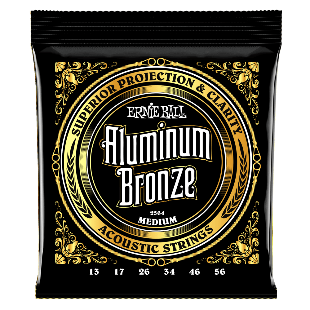 Ernie Ball Aluminum Bronze 6 String Acoustic Guitar Strings