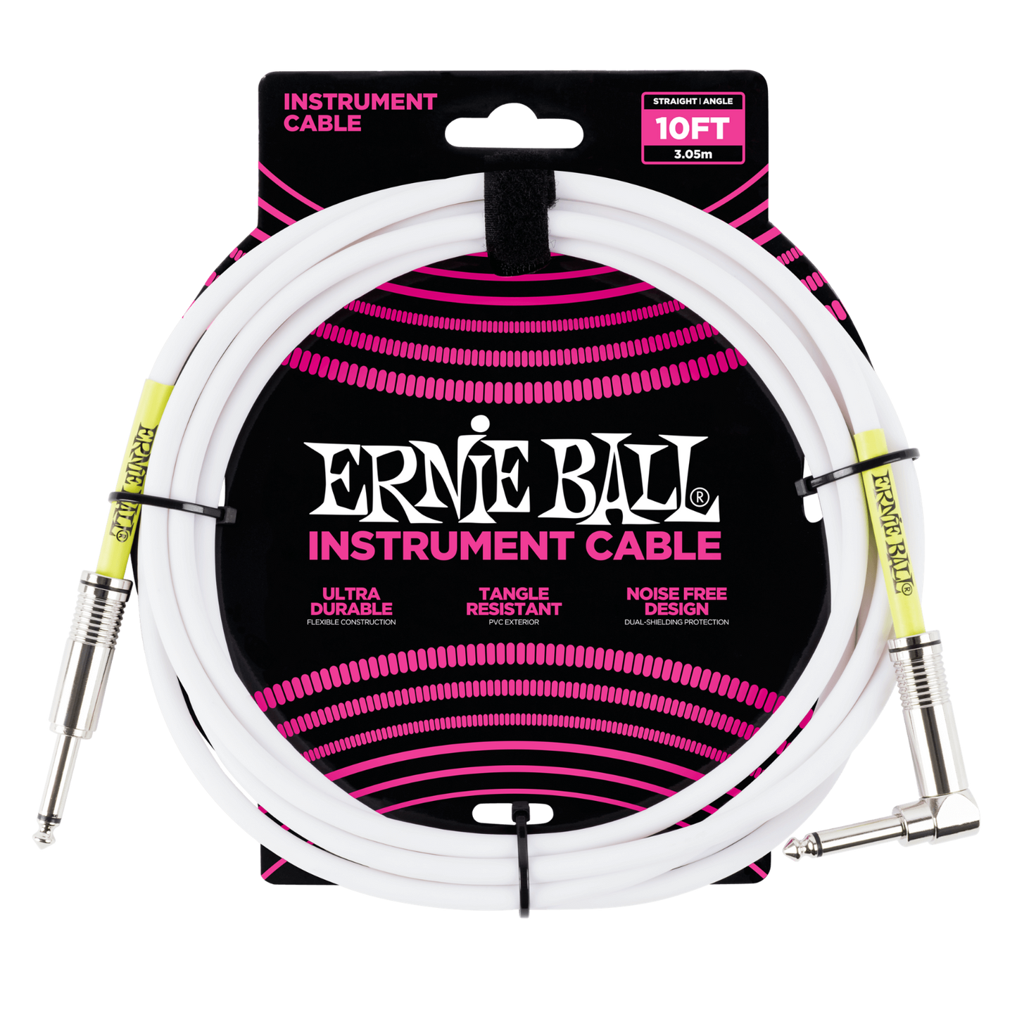 Ernie Ball 10ft & 20ft Ultraflex Classic Guitar / Instrument Cables / Leads