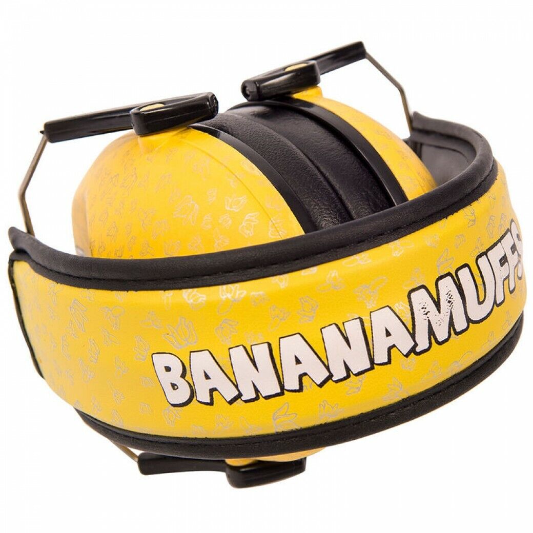 Thunderplugs Banana Muffs Headphones 25db Sound Reduction. Ideal for kids