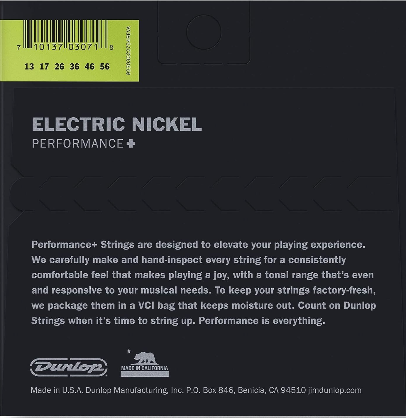 Dunlop Performance+ Nickel 13-56 Extra Heavy Electric Guitar Strings DEN1356