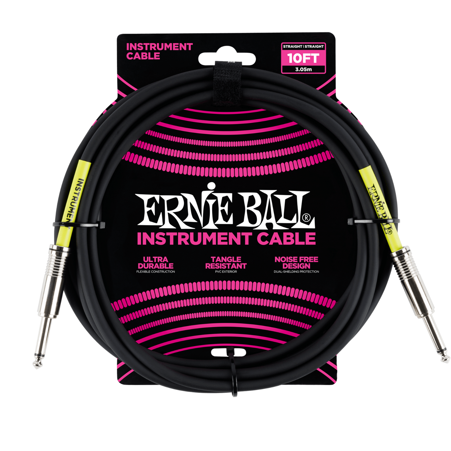 Ernie Ball 10ft & 20ft Ultraflex Classic Guitar / Instrument Cables / Leads