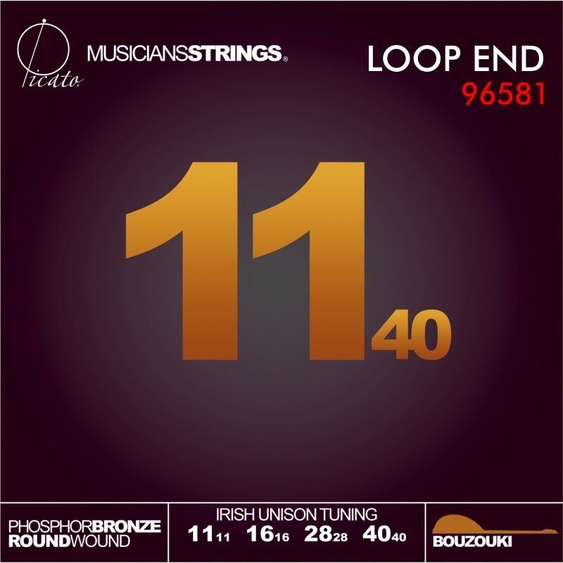 Picato Bouzouki Strings Phosphor or Nickel, Ball End or Loop End