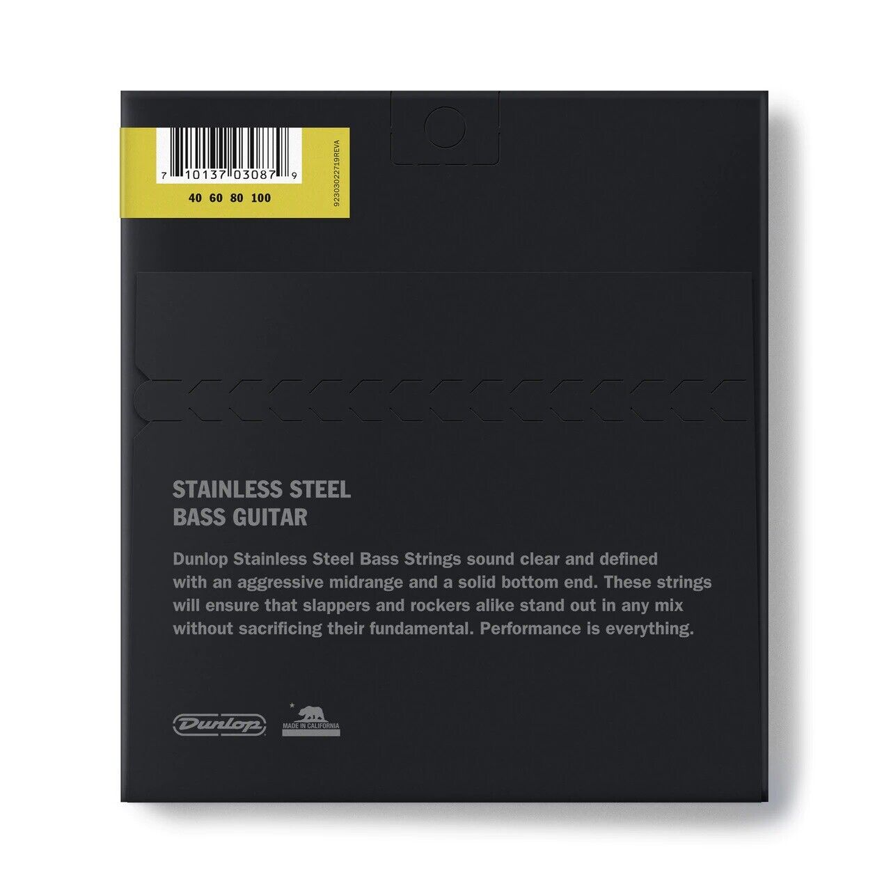 Dunlop Stainless Steel 40-100 Light Bass Guitar Strings