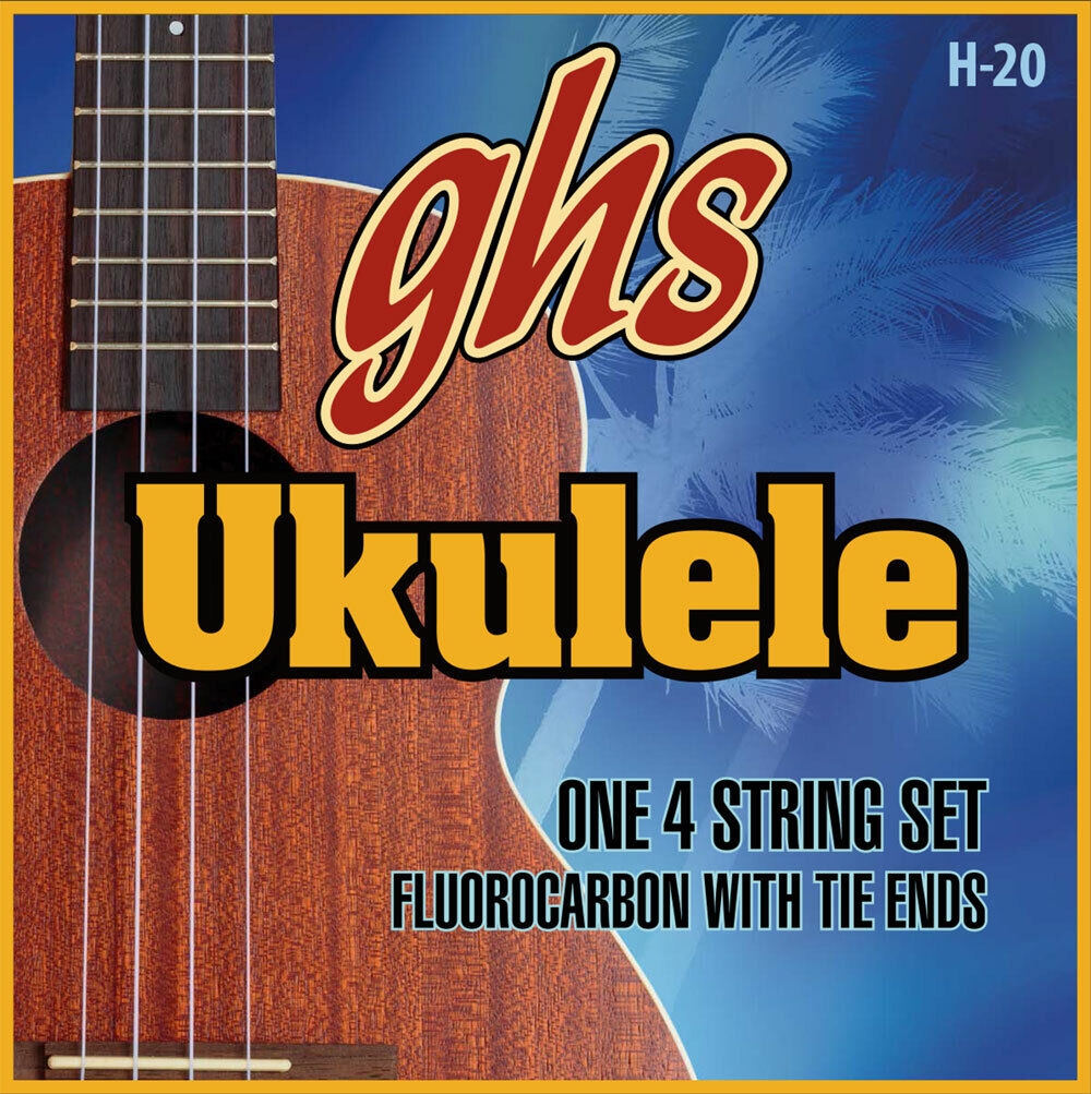 Ghs Fluorocarbon Soprano / Concert 26-30.7 Tie End Ukulele Strings H20