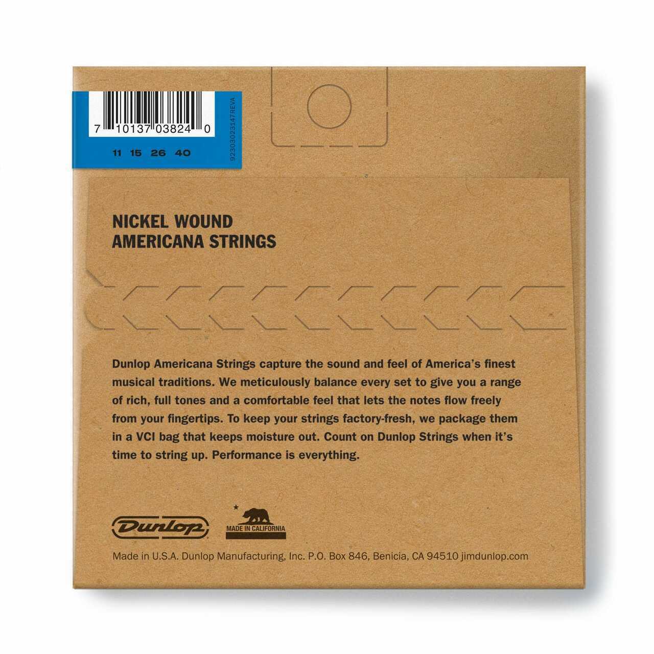 Dunlop Mandolin Nickel Wound or Phosphor Bronze Mandolin String Sets