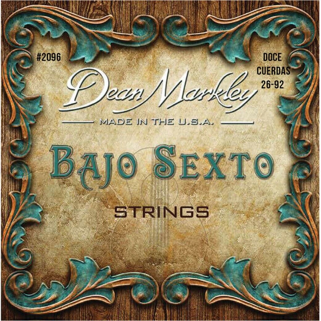 Dean Markley 12 String Bajo Sexto Doce Cuerdas 28-92 Strings 2096