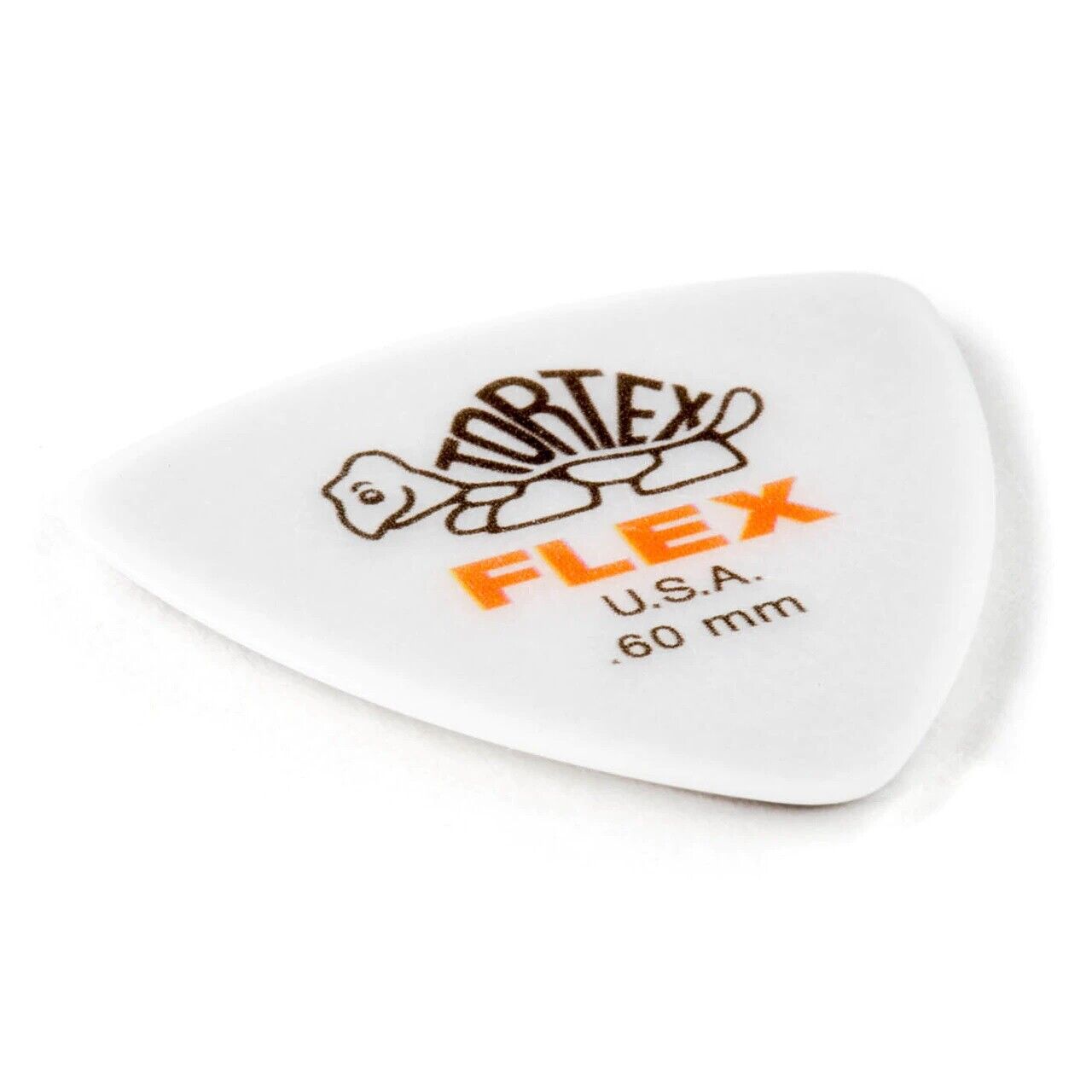Jim Dunlop Tortex Flex Triangle .60mm Plectrums - 456P060 - (Bag of 6 Picks)
