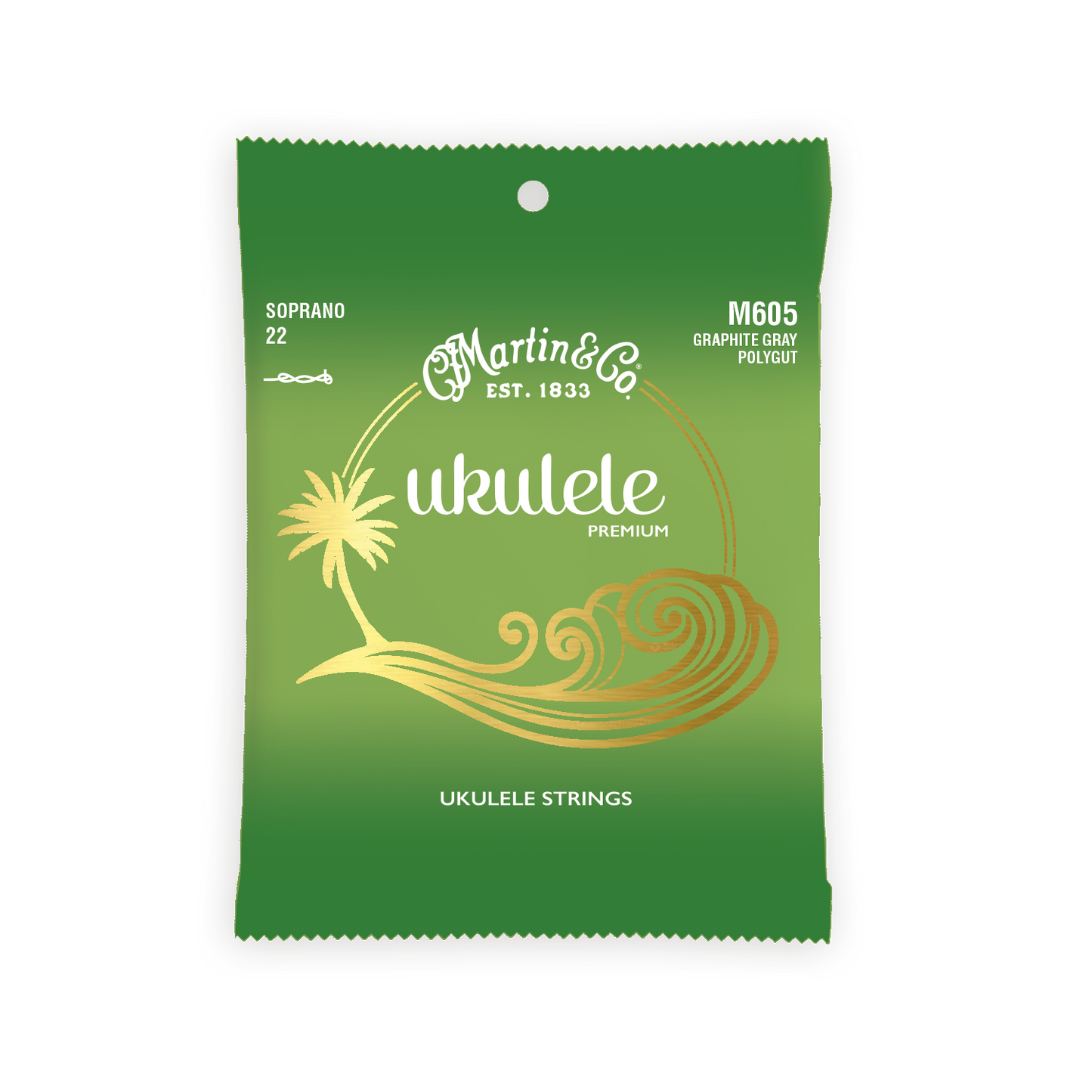 Martin Ukulele Strings Soprano Concert Tenor Baritone Fluorocarbon or Polygut