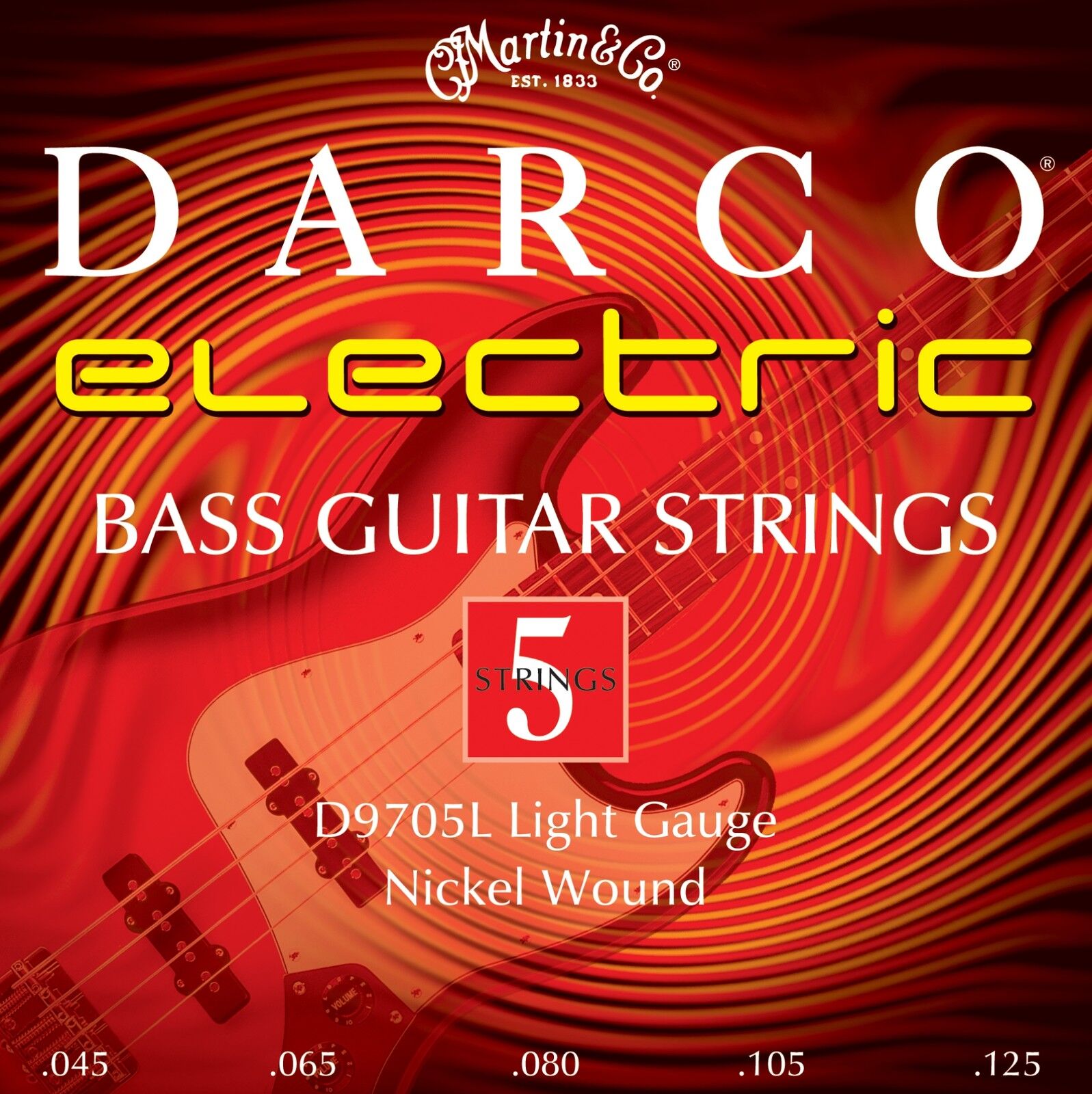 Darco by Martin Nickel Wound 4 & 5 Bass Guitar Strings
