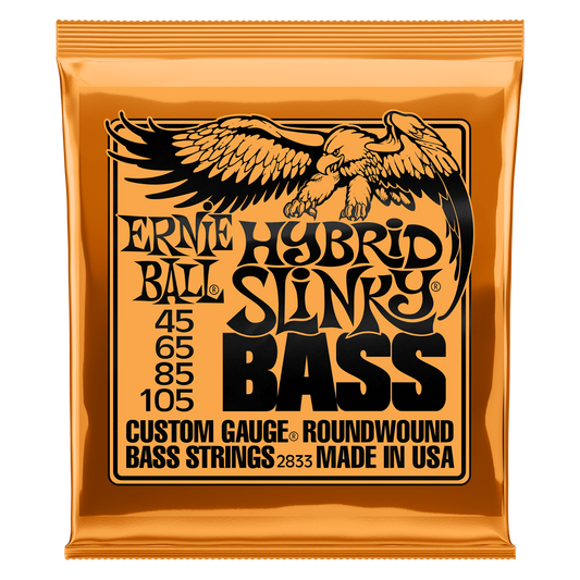 Ernie Ball HYBRID Slinky 45-105 Nickel Wound Electric Bass Strings 2833