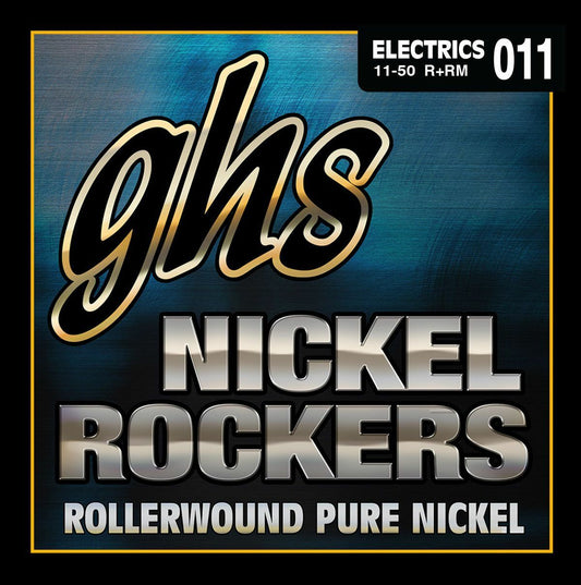 Ghs Nickel Rockers 11-50 Medium Pure Nickel Wound Electric Guitar Strings RRM