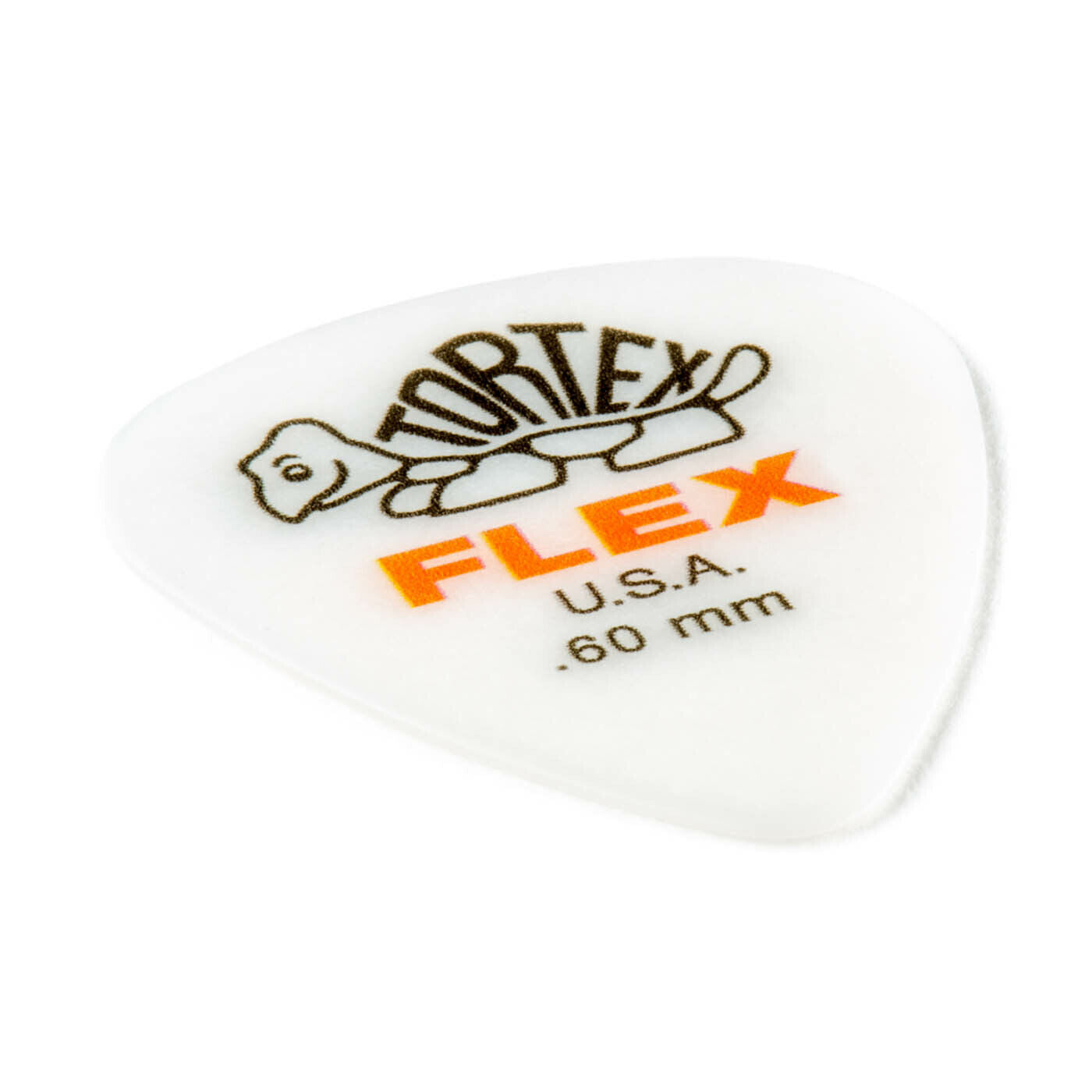 Jim Dunlop Tortex Flex Standard Grip 0.60mm Plectrums - (Bag of 12 Picks)