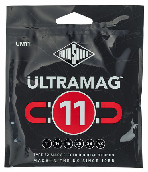 Rotosound Ultramag 11-48 Type 52 Alloy Electric Guitar Strings UM11