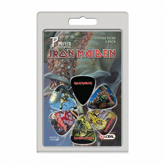 Perri's 6 Pack Iron Maiden Official Licensing Variety Pack Guitar Picks LP-INM1