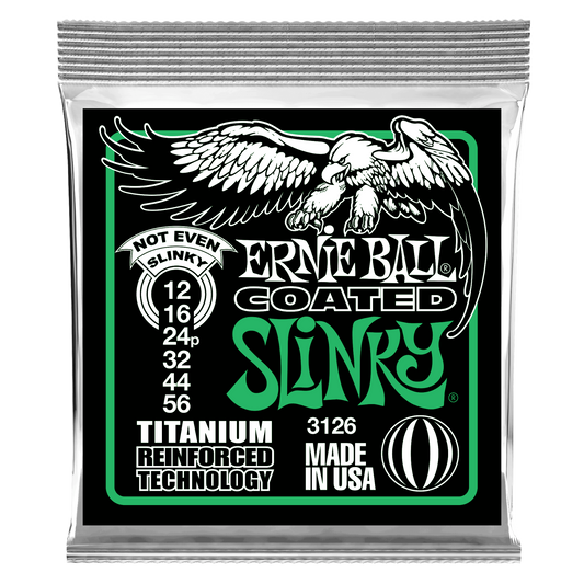 Ernie Ball Coated Titanium RPS Not Even Slinky 11-54 Electric Guitar String 3126