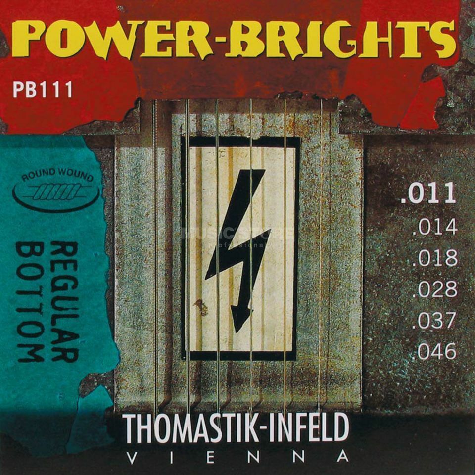 Thomastik-Infeld Powerbrights Regular Bottom 11-46 Electric Guitar Strings PB111