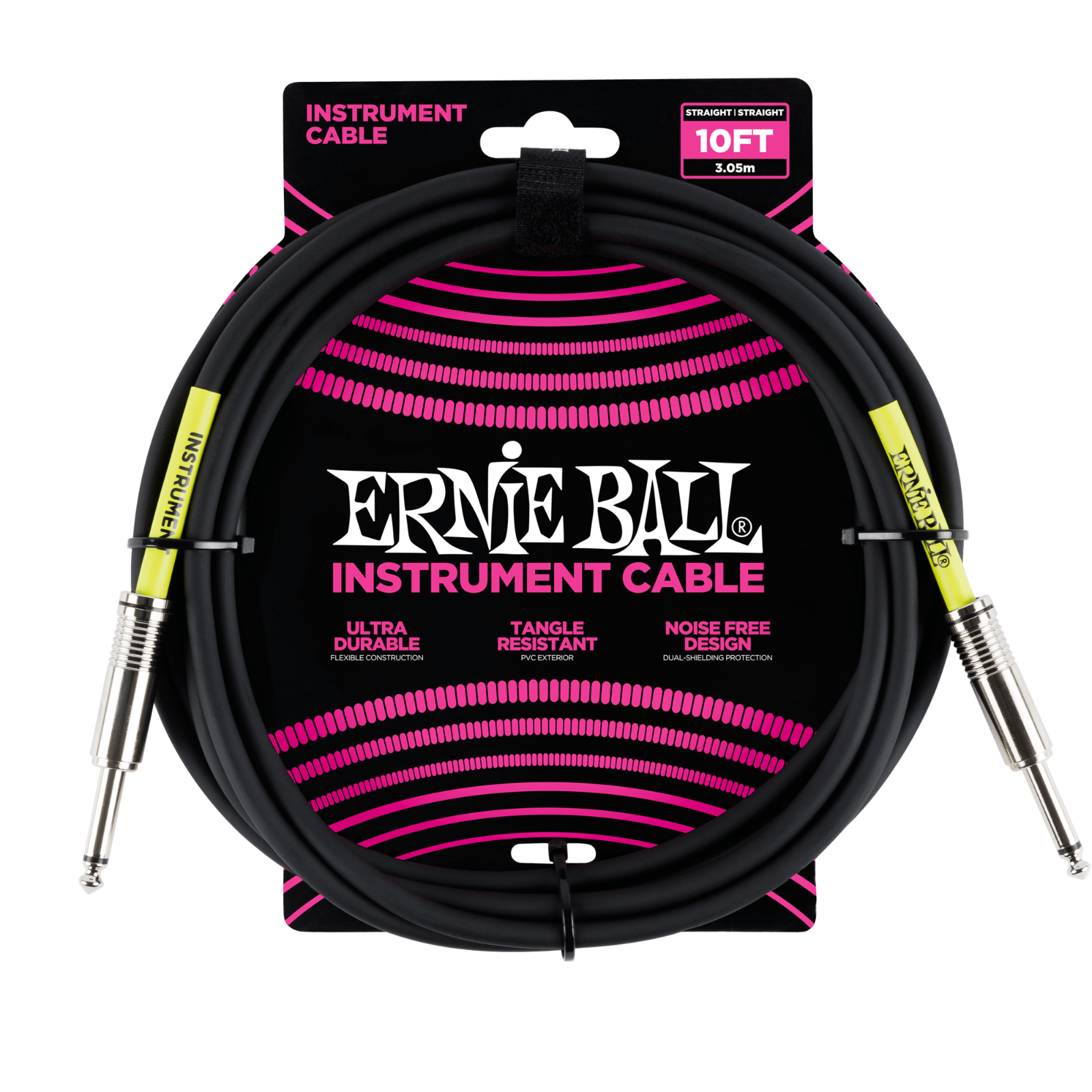 Ernie Ball 10ft & 20ft Ultraflex Classic Guitar / Instrument Cables / Leads