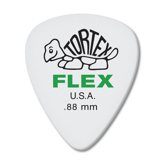Jim Dunlop Tortex Flex Jazz III XL 0.88mm Plectrums - (Bag of 12 Picks)