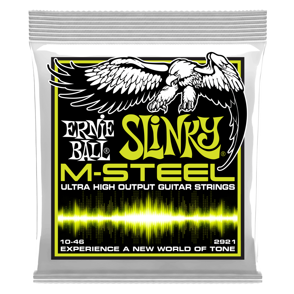 Ernie Ball Regular Slinky M-Steel 10-46 Electric Guitar Strings 2921