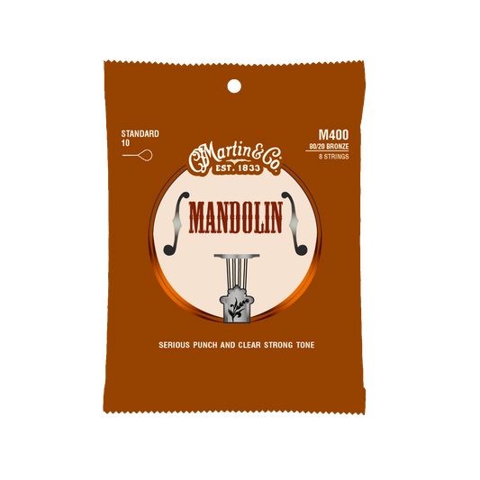 Martin Mandolin Strings 80/20 Bronze or Retro Monel M400 M465