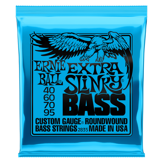 Ernie Ball EXTRA Slinky 40-95 Nickel Wound Electric Bass Strings 2835