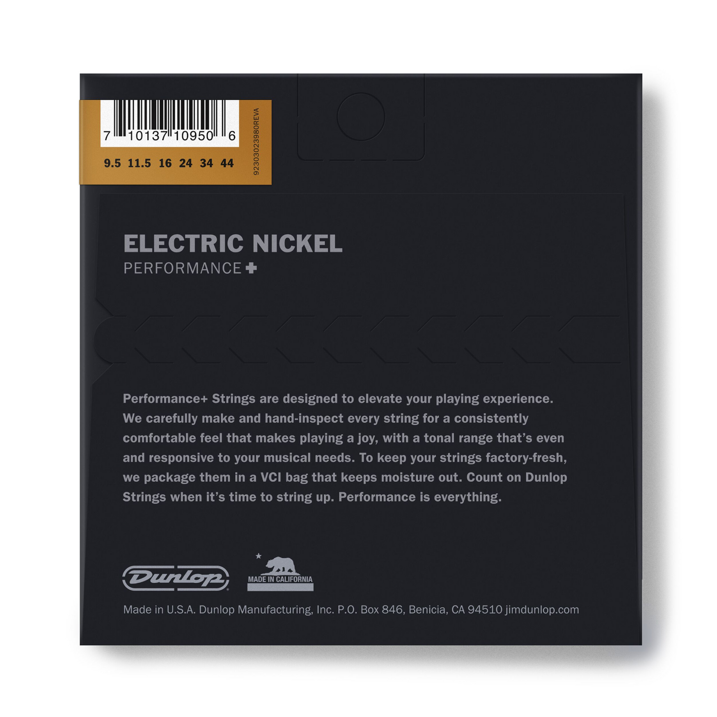 Dunlop Performance+ Nickel 095-44 Light Hybrid Electric Guitar Strings DEN0944