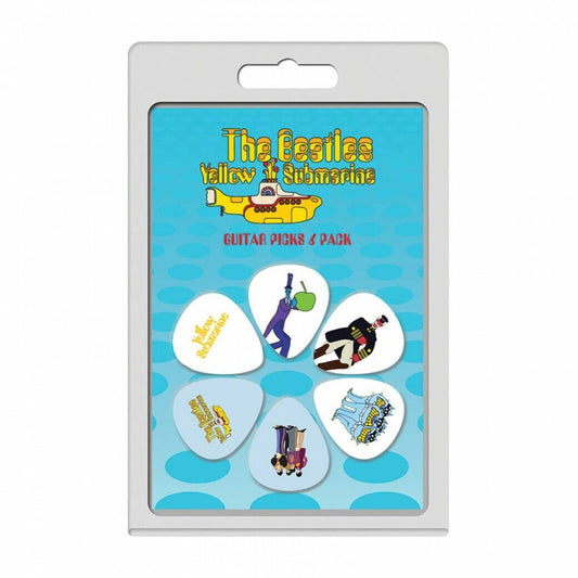 Perri's 6 Pack The Beatles Yellow Submarine Official Licensing Pack Guitar Picks