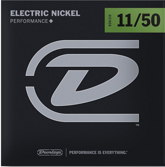 Dunlop Performance+ Nickel Wound 11-50 Med-Heavy Electric Guitar Strings DEN1150