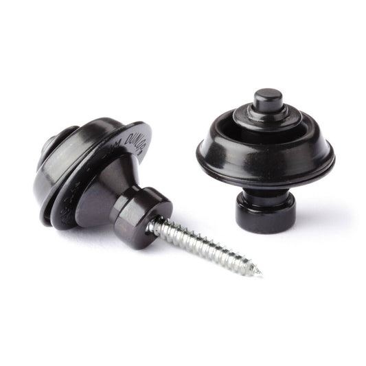 Dunlop Straplok Traditional Strap Retainers Black Oxide Strap Locks SLS1503BK
