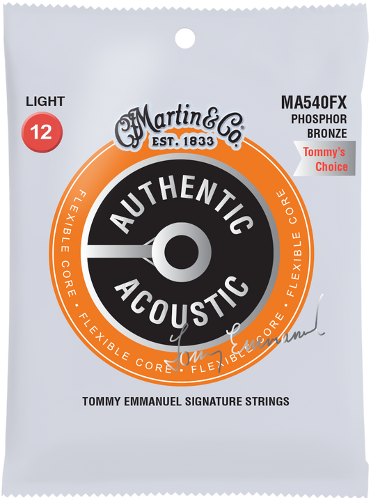 Martin SP Flexible Core 12-54 Tommy's Choice Phosphor Acoustic Guitar Strings