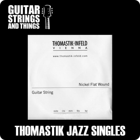 Thomastik Swing Jazz Single Plain and Flatwound Electric Guitar Strings